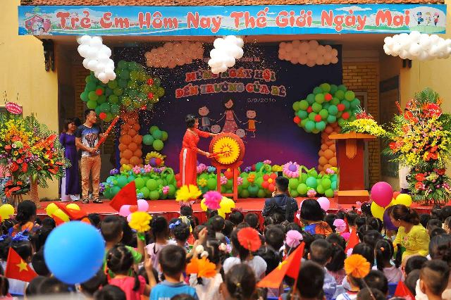 Hình ảnh ấn tượng trong ngày khai giảng năm học mới ảnh 19